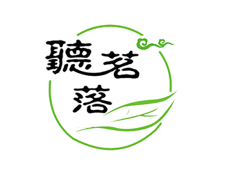 朱兵的聽茗落普洱茶葉品牌logo設計logo設計