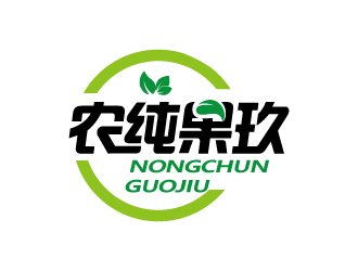 連杰的農(nóng)純果玖logo設(shè)計