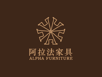 黃安悅的寧波阿拉法家具有限公司 NINGBO ALPHA FURNITURE CO.,LTD.logo設(shè)計