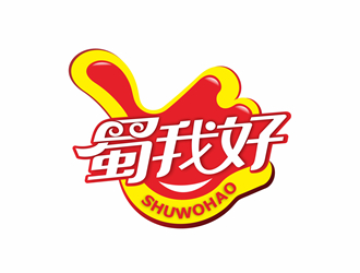 唐國(guó)強(qiáng)的四川特色休閑小吃品牌 蜀我好logo設(shè)計(jì)