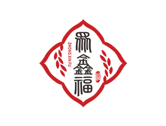 鄭錦尚的眾鑫福食品類標(biāo)志設(shè)計(jì)logo設(shè)計(jì)