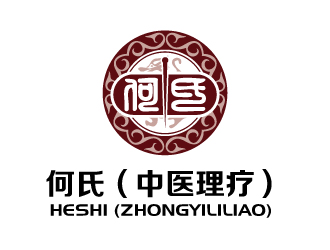 張俊的何氏（中醫(yī)理療）logo設(shè)計