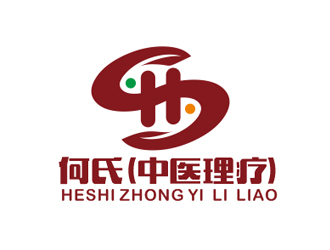 盛銘的何氏（中醫(yī)理療）logo設計