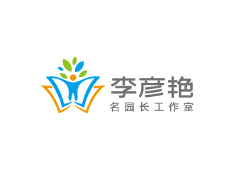 周金進的貴州省李彥艷名園長工作室（重新編輯要求）logo設計