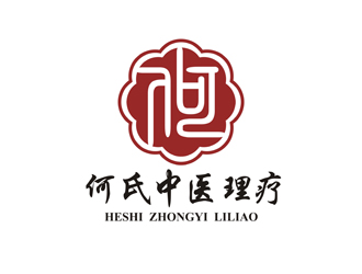 譚家強的何氏（中醫(yī)理療）logo設計