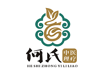 勞志飛的何氏（中醫(yī)理療）logo設計