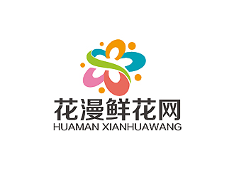 秦曉東的花漫鮮花網logo設計