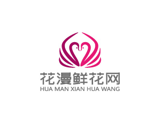 周金進的花漫鮮花網logo設計