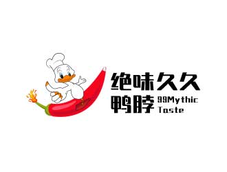 劉璋的99 Mythic Taste（一只開飛機/火箭的鴨子）logo設計