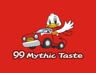 曾翼的99 Mythic Taste（開小汽車的鴨子）logo設計