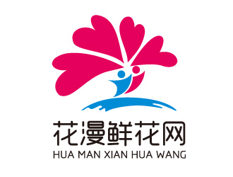 宋從堯的花漫鮮花網logo設計