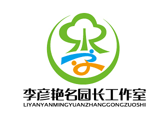 趙軍的貴州省李彥艷名園長工作室（重新編輯要求）logo設計