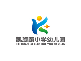 周金進(jìn)的獲嘉縣凱旋路小學(xué)幼兒園logo設(shè)計(jì)