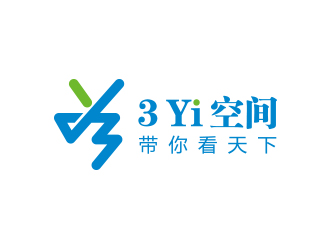 楊勇的3 Yi 空間logo設計