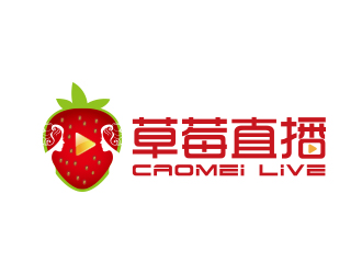 黃安悅的草莓直播APP電商logo設計logo設計