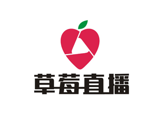 孫永煉的草莓直播APP電商logo設計logo設計