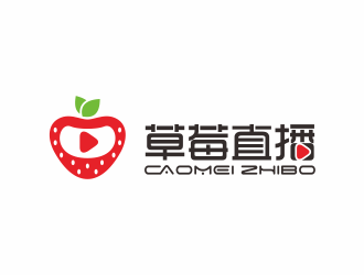 何嘉健的草莓直播APP電商logo設計logo設計