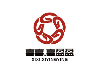 譚家強的喜喜.喜盈盈logo設計