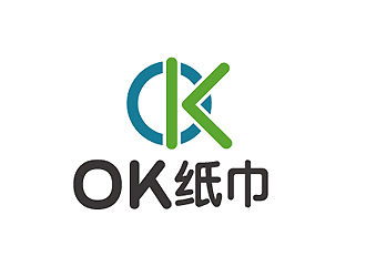 秦曉東的ok紙巾logo設(shè)計(jì)