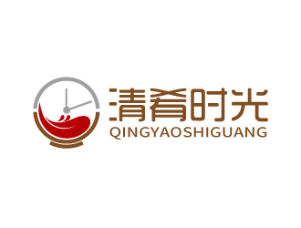 張俊的清肴時(shí)光快餐廳logologo設(shè)計(jì)