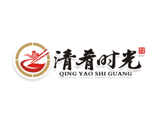 楊福的清肴時(shí)光快餐廳logologo設(shè)計(jì)