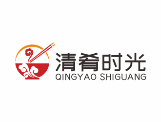 何嘉健的清肴時光快餐廳logologo設(shè)計