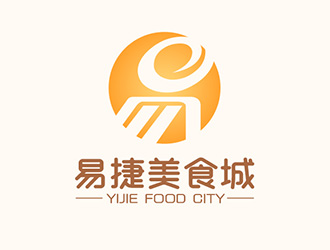 吳曉偉的易捷美食城logo設計