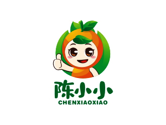 曾翼的陳小小水果卡通logo設計logo設計