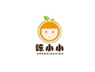 朱紅娟的陳小小水果卡通logo設計logo設計