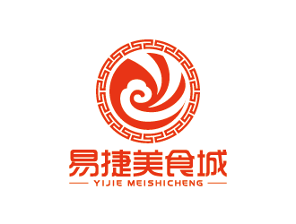 王濤的易捷美食城logo設計