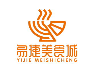 葉美寶的易捷美食城logo設計