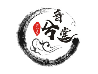 李正東的普兮堂茶文化logo設(shè)計