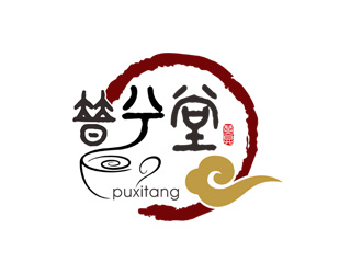 郭慶忠的普兮堂茶文化logo設(shè)計