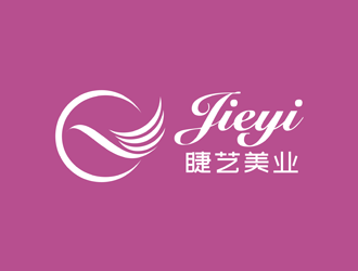 譚家強的睫藝美業(yè)商學(xué)院logo設(shè)計