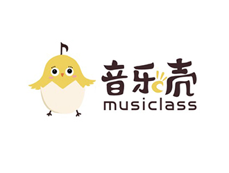 楊占斌的音樂殼在線音樂教育logologo設計