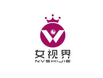 朱紅娟的女視界logo設(shè)計