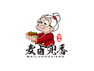 郭慶忠的麥鹵兜香食品logo設(shè)計