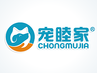 黎明鋒的寵睦家動物醫(yī)院logo設計