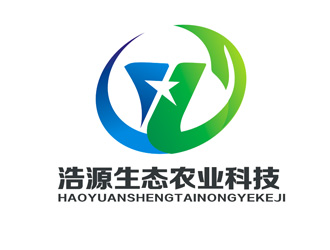 楊占斌的浩源生態(tài)農(nóng)業(yè)科技logo設(shè)計