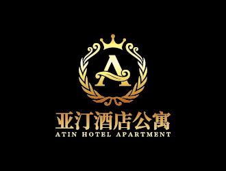 王濤的亞汀酒店公寓 ATIN HOTEL APARTMENTlogo設(shè)計