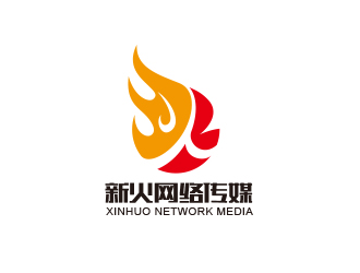 黃安悅的廣州新火網絡傳媒有限公司logo設計