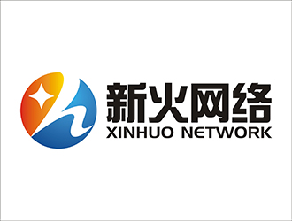 周都響的廣州新火網絡傳媒有限公司logo設計