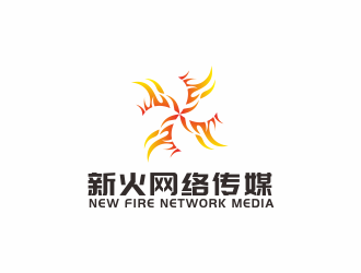 湯儒娟的廣州新火網絡傳媒有限公司logo設計