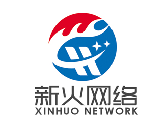 趙鵬的廣州新火網(wǎng)絡傳媒有限公司logo設計