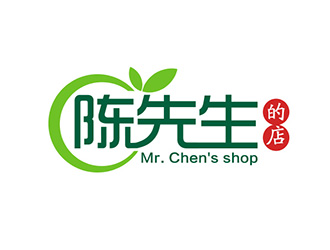 吳曉偉的陳先生的店logo設(shè)計(jì)