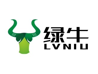 張俊的綠牛logo設計