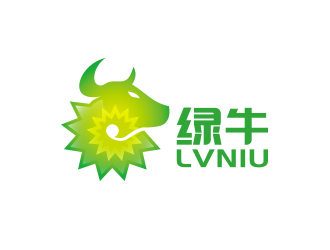 黃安悅的綠牛logo設計