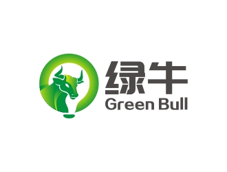 曾翼的綠牛logo設計