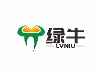 何嘉健的綠牛logo設計