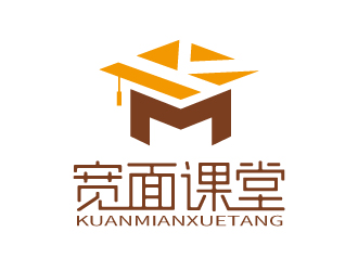 張俊的寬面課堂教育logo設(shè)計